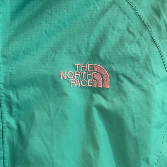 North Face Jungle Green Rain Jacket - Picture 2 of 4